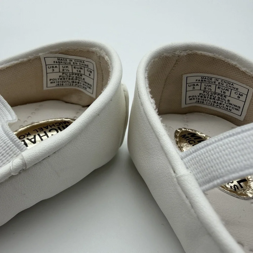 Michael Kors shoes for baby girls size 3 Crib Shoes New